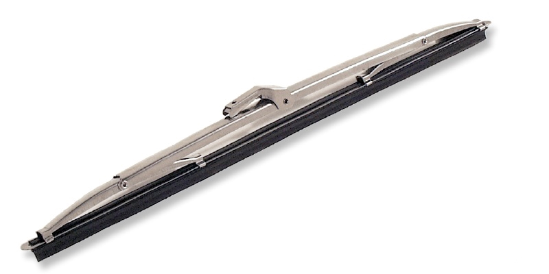 Polished Stainless Steel Wiper Blade - Flat Style