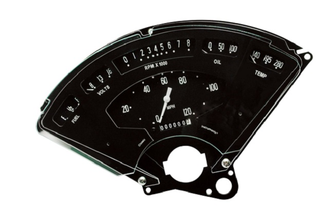 55-56 Classic Instruments Gauges Bel Era II