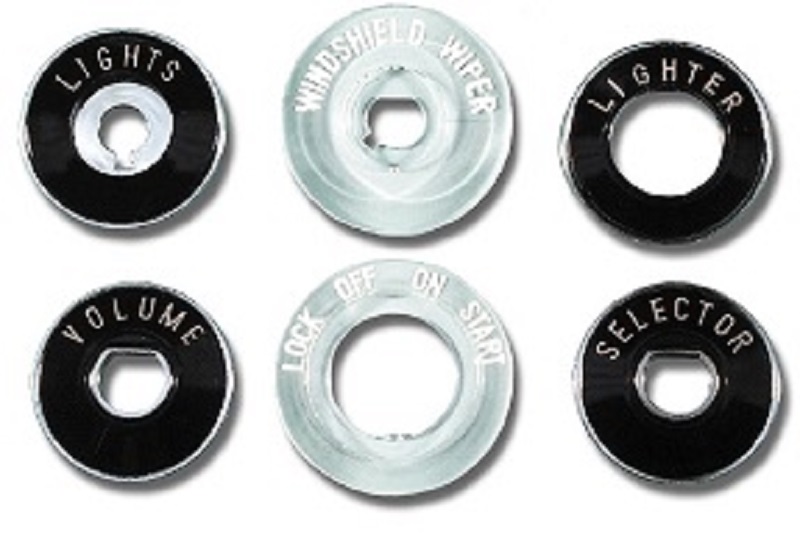 55-56 150/210 Dash Control Indicator Bezels