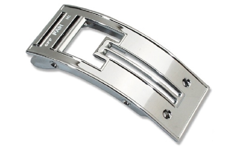 55-56 Deluxe 4 Knob Heater Control Bezel (Chrome)