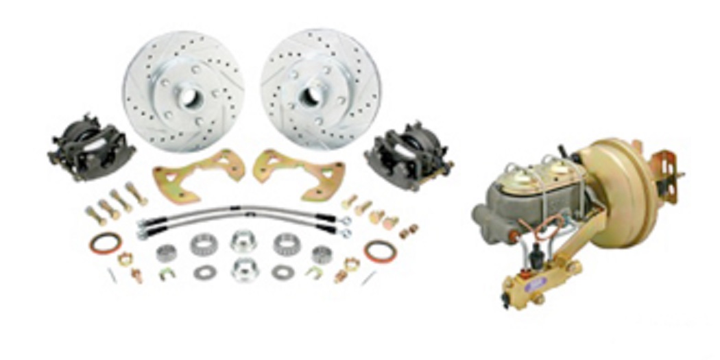 Front Disc Brake Conversion Kit with Master/Booster