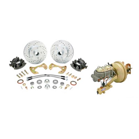 Front Disc Brake Conversion Kit with Master/Booster