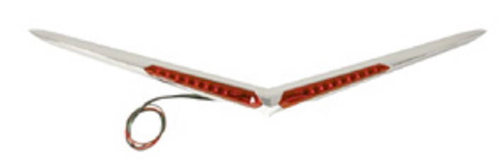 57 Third Brake Light Assembly (Chrome)