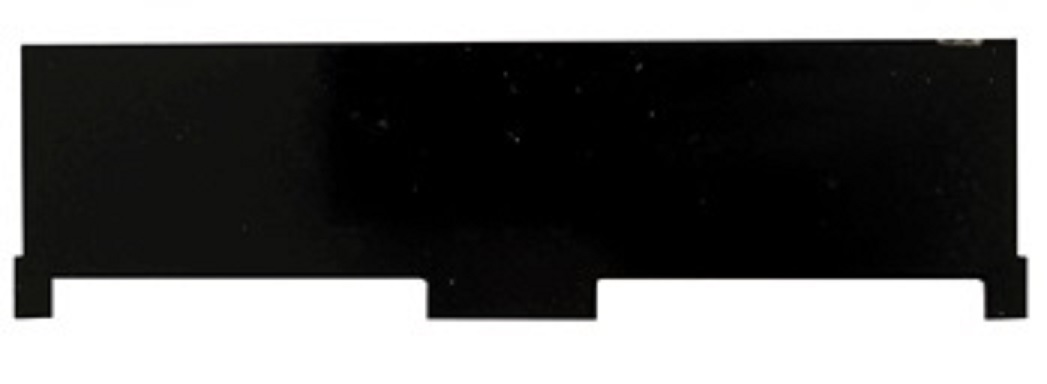 57 Deluxe Heater Control Lens Backing Plate