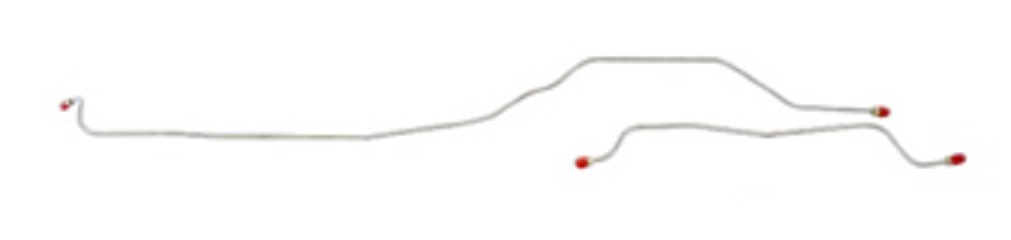 Rear End Housing Brake Line (Steel)