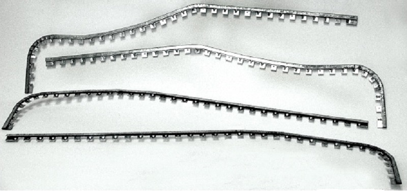 4 Door Rear Door Panel Upholstery Metal Edge Strips