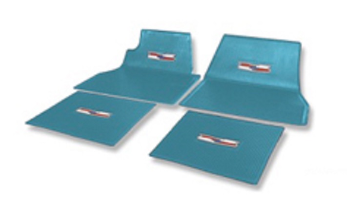 55-57 Floor Mats with Crest