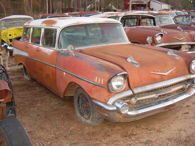 57 Bel-Air, 4 Door Wagon