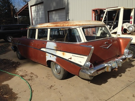 57 Chevy 9 Passenger Station Wagon