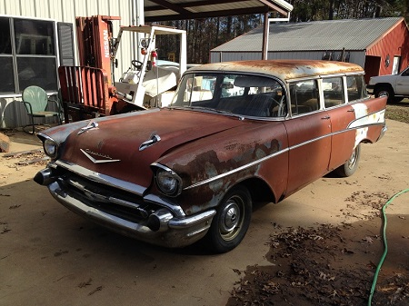57 Chevy 9 Passenger Station Wagon