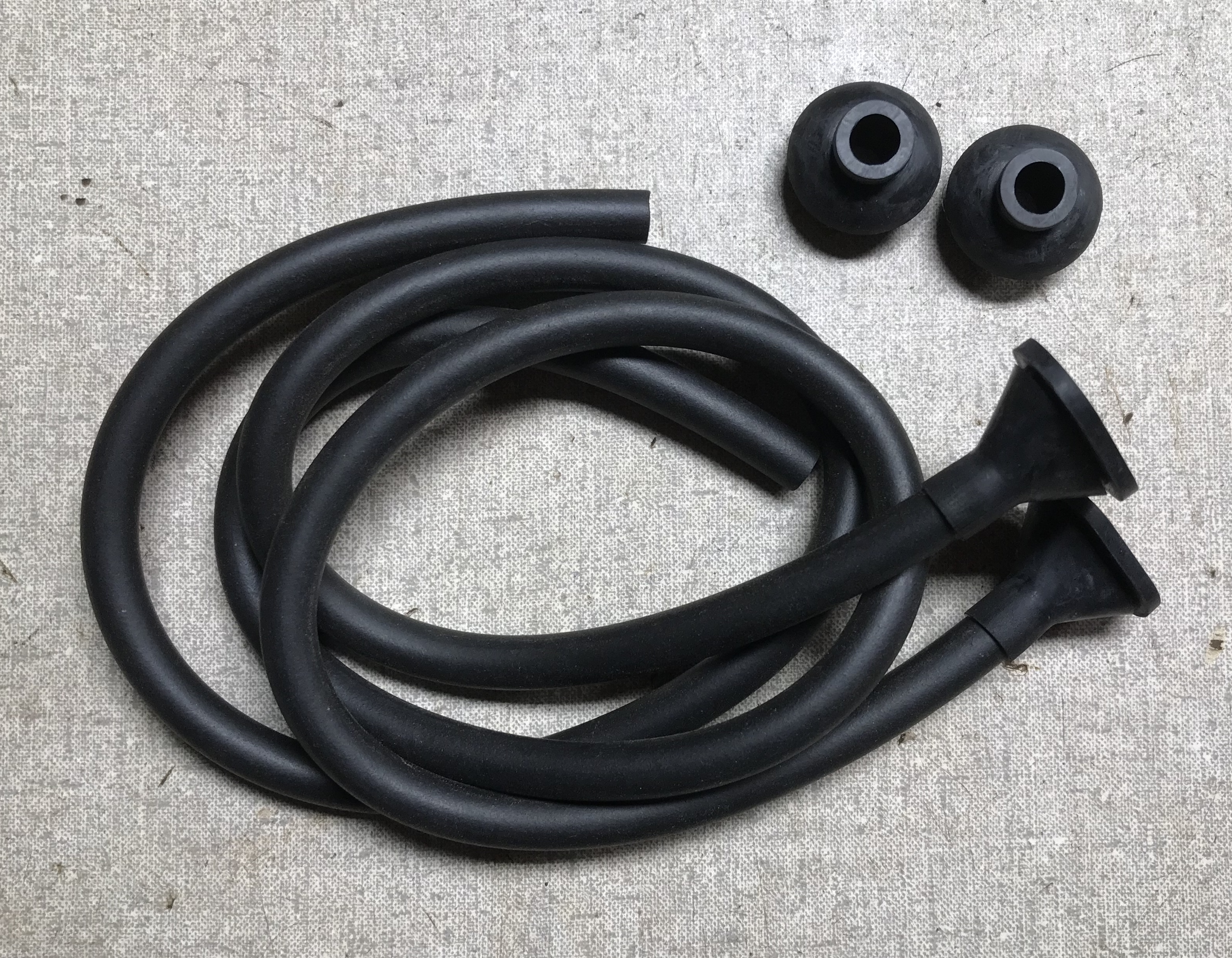 1956 Front Windshield Drain Tubes