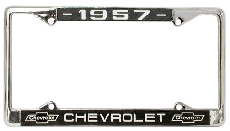 1957 Custom License Plate Frame