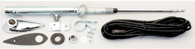 1957 Rear Antenna with Lead, Driver Side