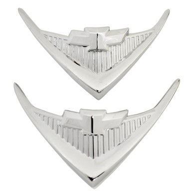 1956 V8 Nomad Under Taillight Emblems