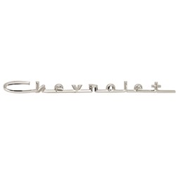 1957 "Chevrolet" Script BA V8 (Chrome)