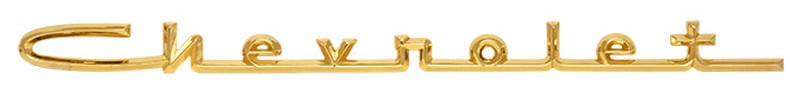 1957 "Chevrolet" Script BA (Gold)