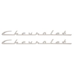 1955-56 "Chevrolet" Scripts (150 & 210) Chrome