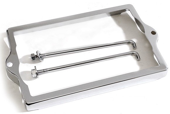 1955-56 Battery Hold Down Kit (Chrome)