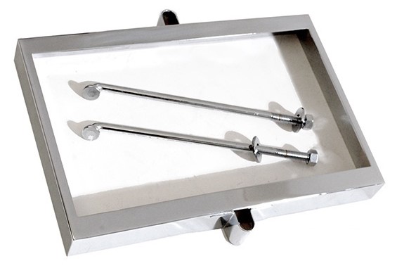 1957 Battery Retainer (Chrome)