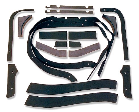 56 Front Fender Anti-Squeak Kit