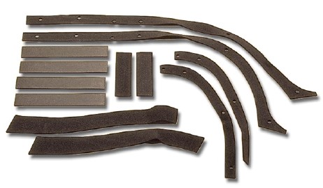 57 Front Fender Anti-Squeak Kit