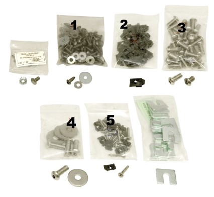 55 Stainless Front End Sheetmetal Fastener Set