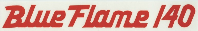 Blue Flame 140 Valve Cover Decal