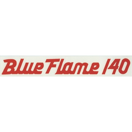 Blue Flame 140 Valve Cover Decal