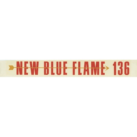 Blue Flame 136 Valve Cover Decal