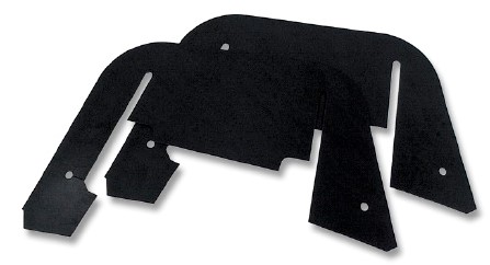 55-56 Inner Fender A Frame Dust Shields
